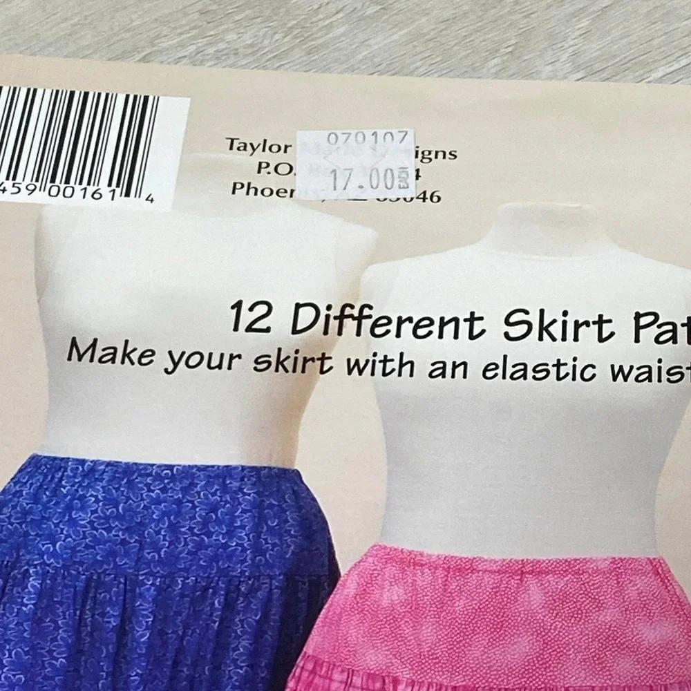 Taylor Made Designs Sassy Skirts Sewing Pattern Booklet Cindy Taylor Oates